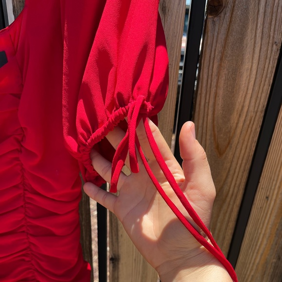 MAJORELLE Gerald Mini Dress in Red - Picture 3 of 8